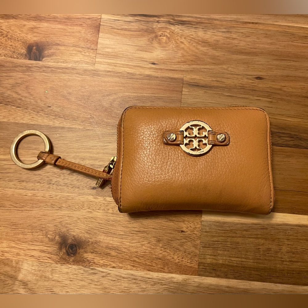 Tory Burch brown leather wallet